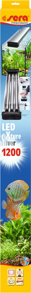 Sera LED Fixture Opzetlamp 1200 - Silver