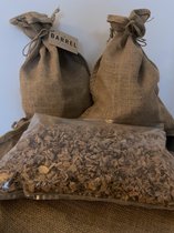 Copeaux de fumée, BBQ, Chêne, Whisky, 500 Gr.