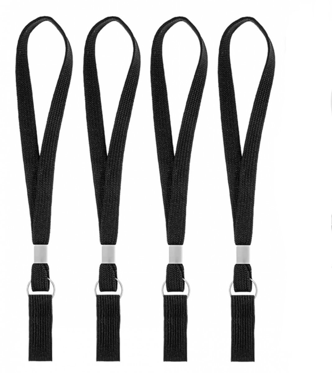 Polsband voor wandelstok - 4 stuks - Lichtgewicht Draagbaar Polsband - Comforthulpmiddelen Polsbandje - Voor Wandelen Stok Accessoires - polsband - Gehandicapten Mannen Vrouwen - zwart