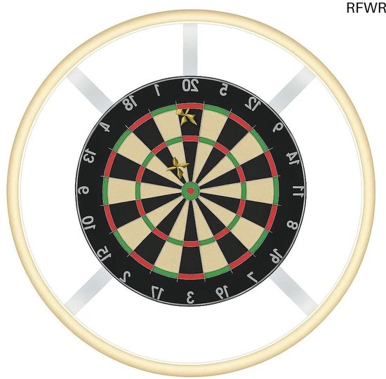 Hiboom Dart Board Lighting, Portable Dart Board, LED Ring, Dartboard
