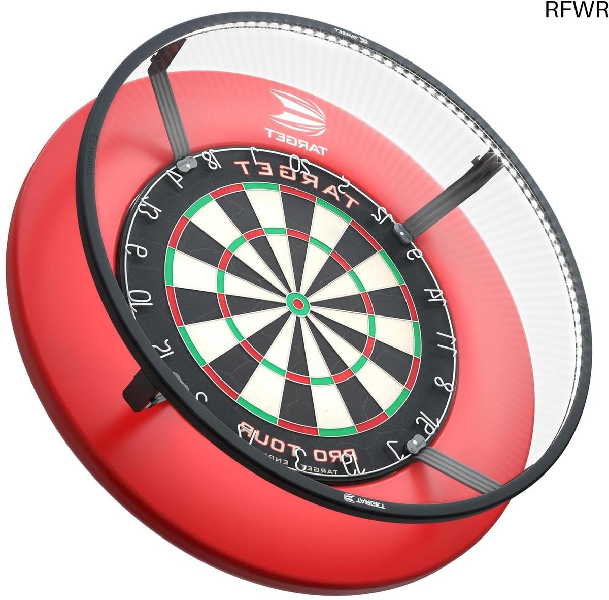 RFWR® Dartbord Verlichtingssysteem met LED-Lichten en Beschermring
