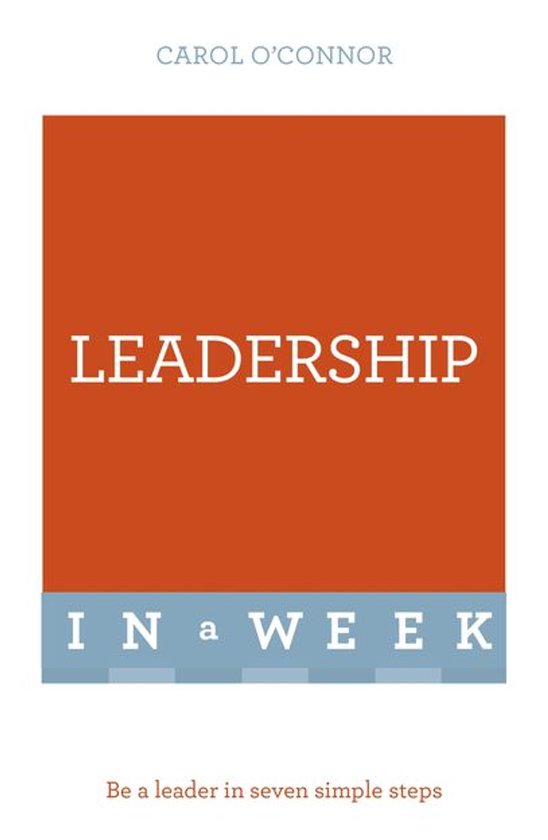 Leadership In A Week - cover