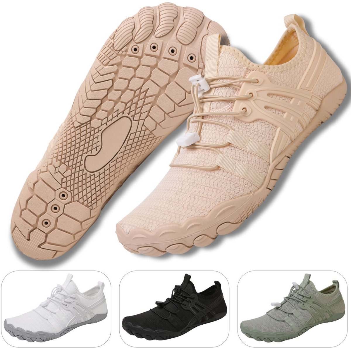 DOTALES - BalanceStep barefoot schoenen Beige 42