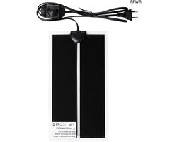 RFWR® Verwarmingsmat voor Terrarium - Waterdicht en Vochtbestendig, Instelbare Temperatuur, 15 x 28 cm