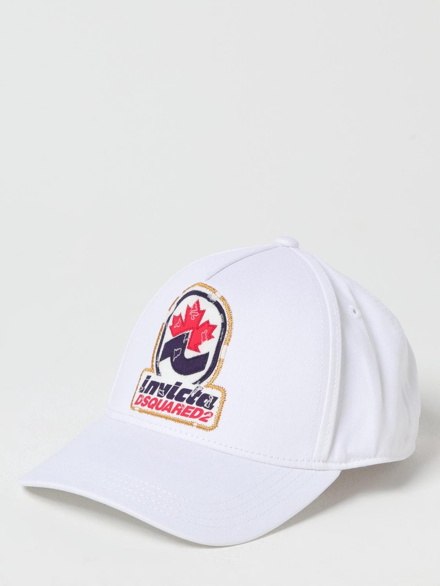 Dsquared2 Baseball Cap Kids - White Hats