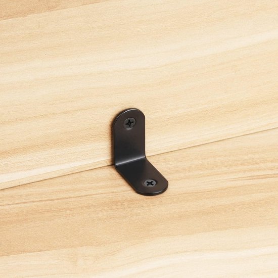 Steckverbinder Für 30 X 30 X 2mm Vierkantrohr | Rechter Winkel Ohne Kopf Schwarz