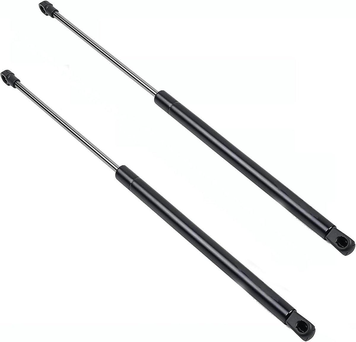 Allecto Plus - Achterklep gasveer set voor Polo 9N hatchback 2001-2009 - zwart - 400N - 2 stuks