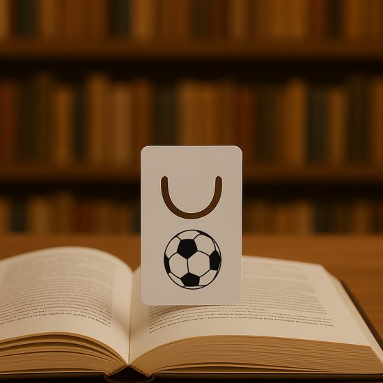 Magnetische boekenlegger voetbal set van 3