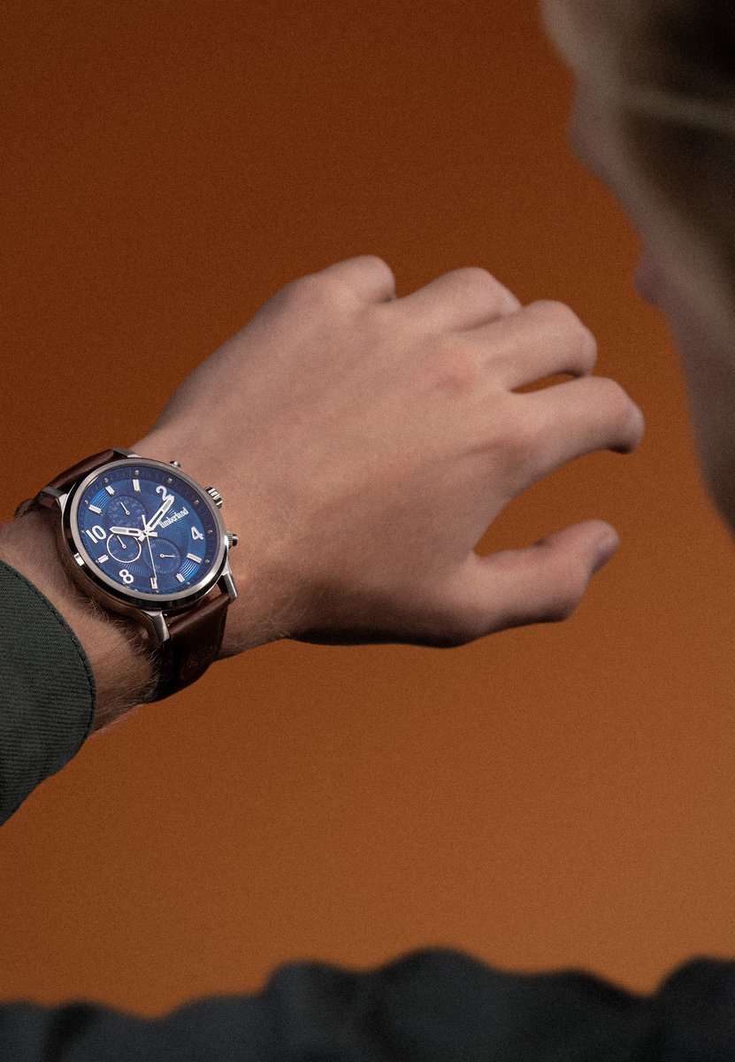 Horloge Driscoll Blue - Brown