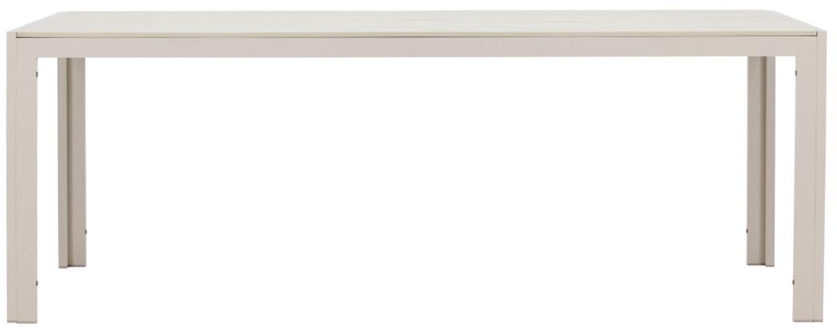 Svea - Farid tuintafel - 205 x 90 x 74 cm - beige