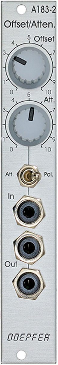 Doepfer A-183-2 Offset/ Polarizer /Attenuator - Attenuator modular synthesizer