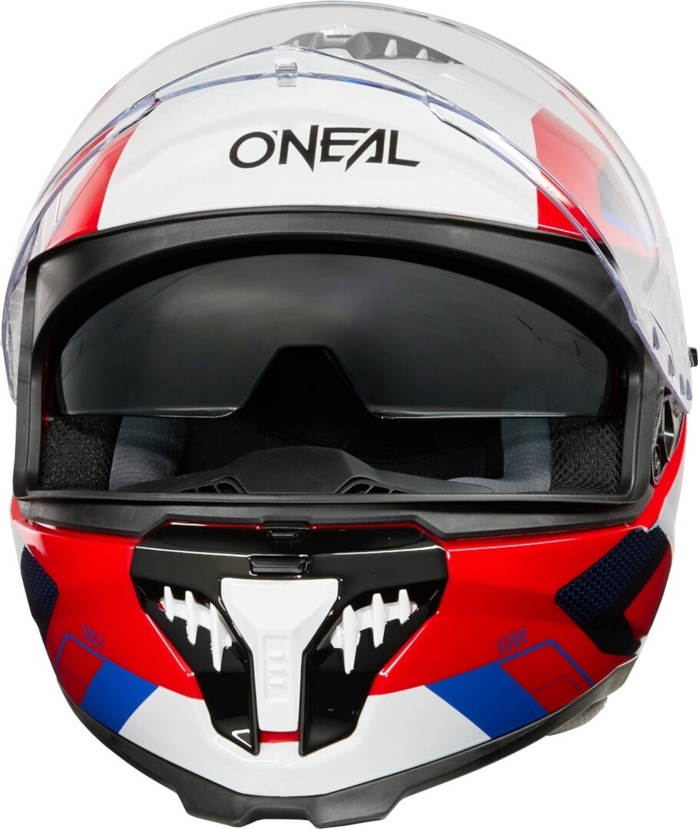 O'NEAL Challenger EXO V.25 White Red Blue Full Face Helmet - Maat S - Helm