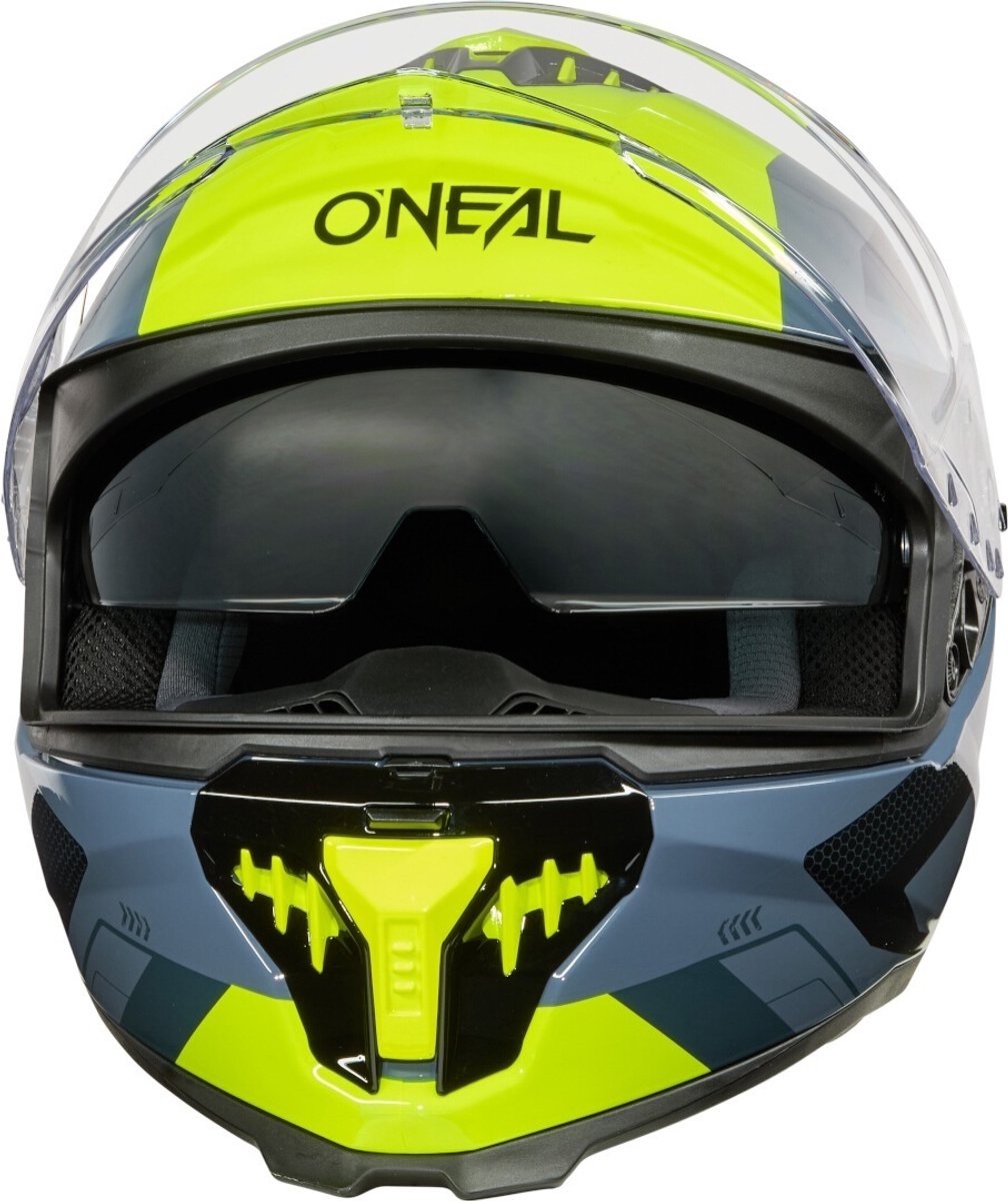 O'NEAL Challenger EXO V.25 Matt Black Grey Fluo Yellow Full Face Helmet - Maat M - Helm