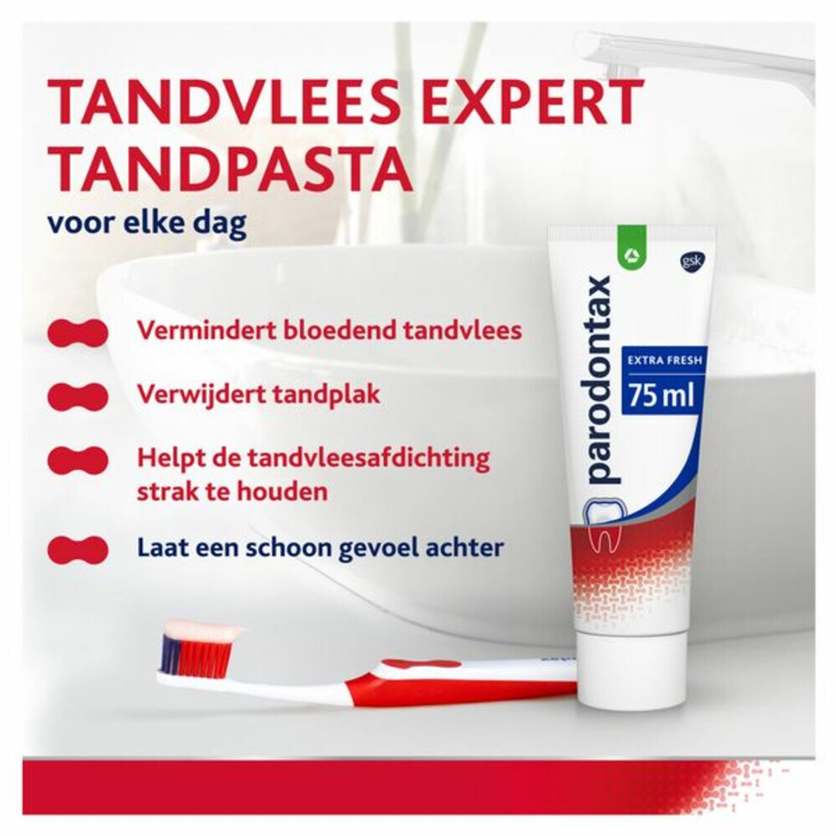 Goedkoopste 6x Parodontax Tandpasta Extra Fresh 75 ml