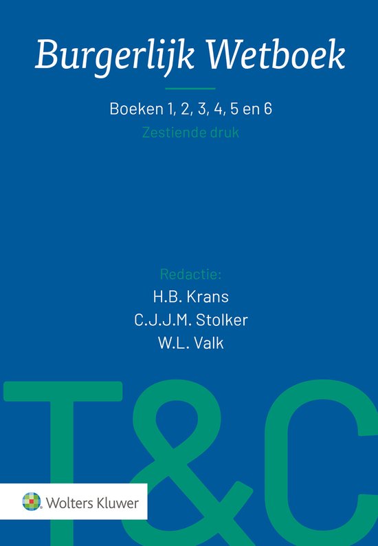 Tekst & Commentaar - Burgerlijk Wetboek - cover