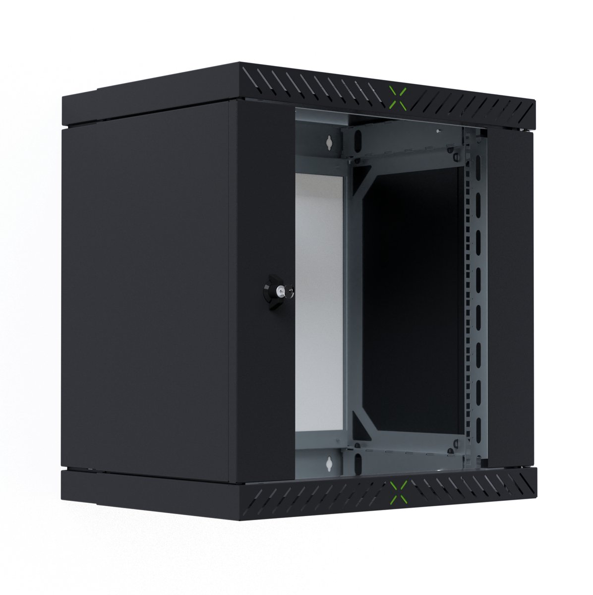 EFB Elektronik WGX-1206TS.G1 rack 12U Wandrek Zwart