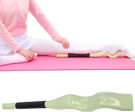 Houten Voetbrancard Set voor Ballet, Yoga & Dans - Wreef & Arch Enhancer met Stretchband van houten — afbeelding 4