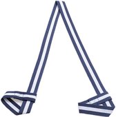 - Yoga mat draagriem in blauw en wit - duurzaam en handig - Praktische draagriem voor yogamat in blauw en wit - Draagriem voor yogamat - blauw/wit - duurzaam en handig
