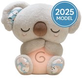 Koala Knuffel - Ademende Koala - Inclusief Mini Koala Sleutelhanger - Breathing Koala - Met Hartslag - Ademhaling - Exclusief batterijen