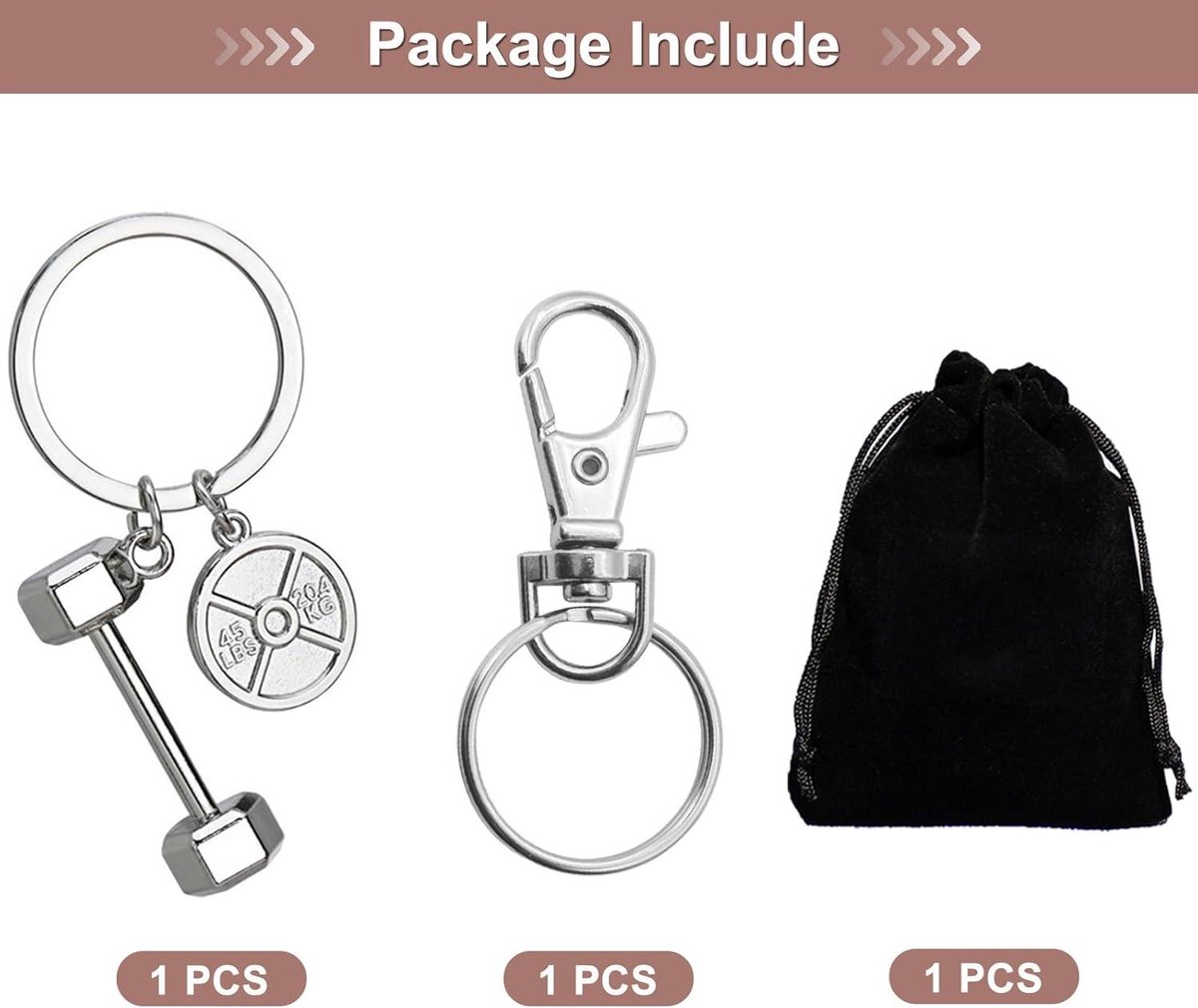 Akyol - Fitness Sleutelhanger - Fitness - De echte fitnessfanaten - Fitness - de echte