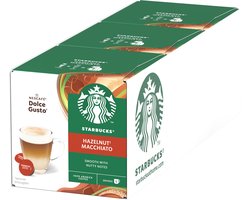 Starbucks by Dolce Gusto capsules Hazelnut Macchiato - 36 koffiecups voor 18 koppen koffie