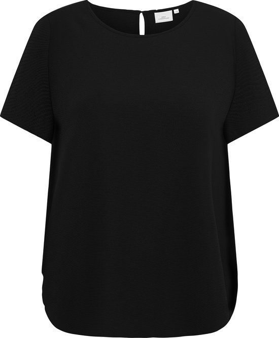 ONLY CARMAKOMA CARVICA SS AOP TOP NOOS Dames Top - Maat 50