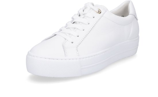 Paul Green Witte Lage Schoenen Paul Green 5241 Lage Sneakers Leren