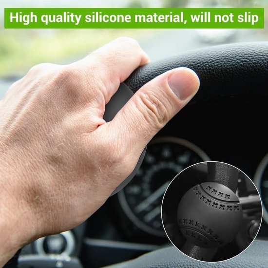 RFWR® 360° draaiknop voor stuurwiel - Draaiknop voor auto, vrachtwagen en boot van RFWR — afbeelding 4