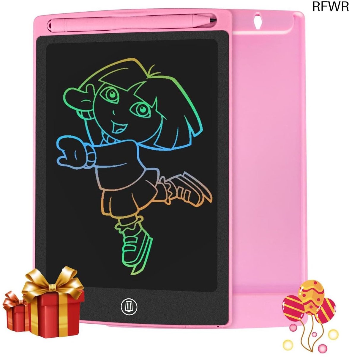 RFWR® Kleurrijke 8,5 inch LCD-schrijftablet - Grafische Tekentafel voor Kinderen