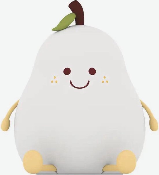 Veilleuse pour enfants | Poire| LED | Lampe pour enfants rechargeable par USB | Multicolore | Dimmable | Éclairage de la Chambre de bébé