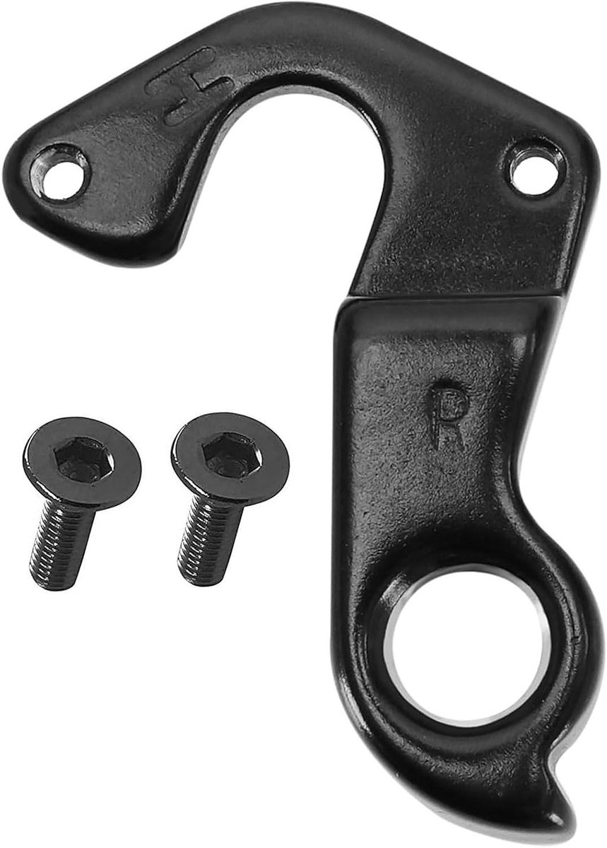 Allecto Plus - Derailleurhanger Fiets Achterderailleurhaak Aluminium Legering - Compatibel met Cannondale Trail SL - Trail 29er - Inclusief 2 Schroeven