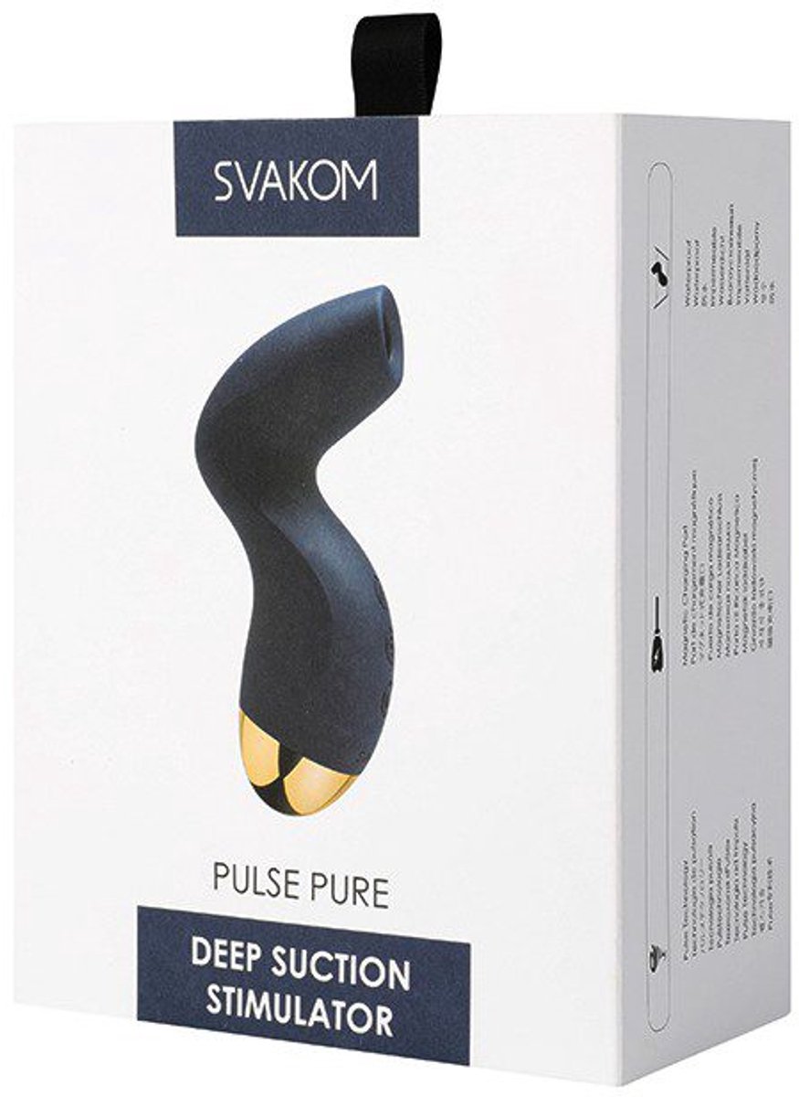 Goedkoopste Svakom - Pulse Pure - Luchtdruk Vibrator - Blauw
