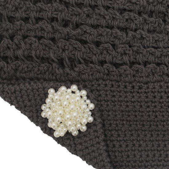 Breipatroon Damesmuts met ribbelpatroon