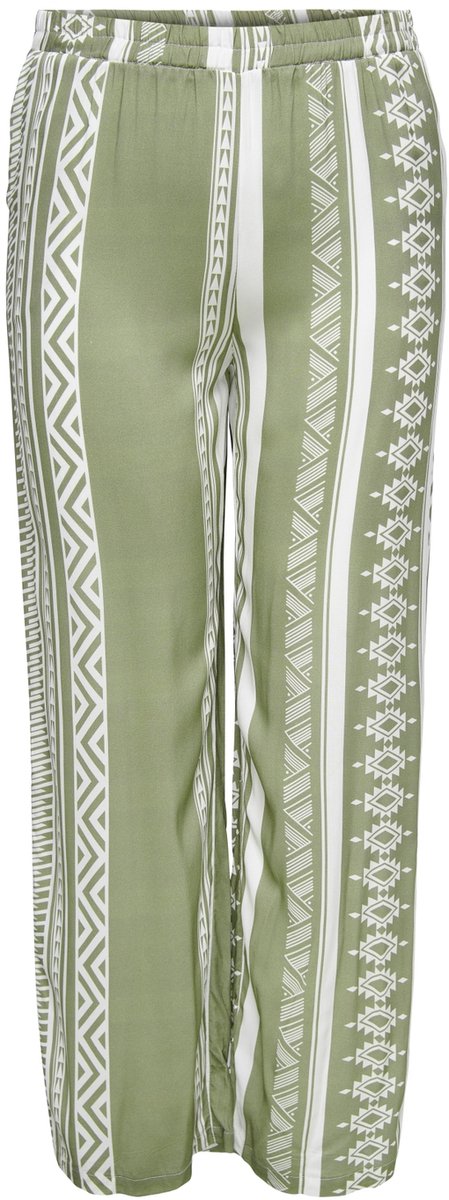 ONLY CARMAKOMA - CARMARRAKESH LIFE WIDE ANKEL PANTS AOP - Dames - Leggings