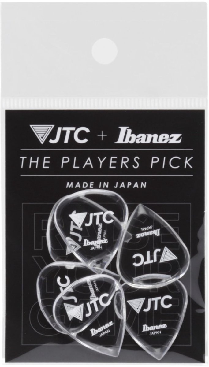 Ibanez PJTC1 Jam Track Central Short Teardrop Guitar Pick 2.5mm (6-Pack) - Plectrum set