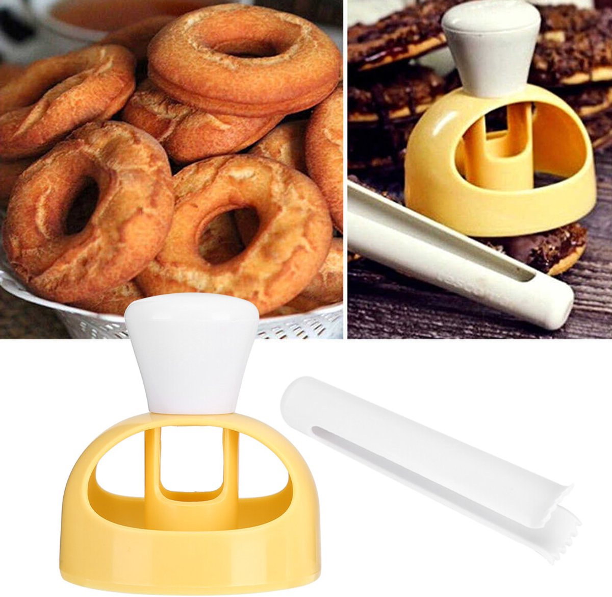 Plastic Donutvorm Fondant Cake Brood Dessert Bakvorm DIY