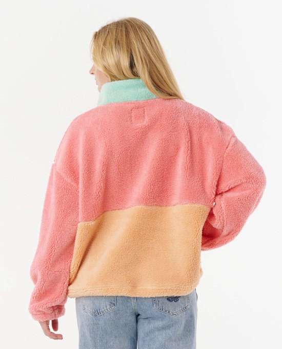 Rip Curl Block Party Polar Fleece - Pink