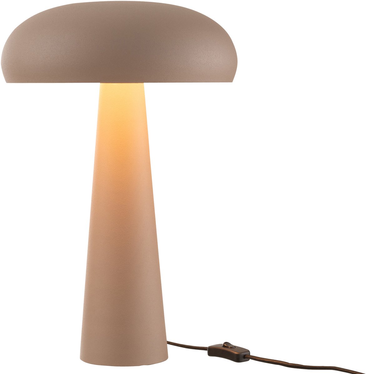 J-Line tafellamp - ijzer - taupe