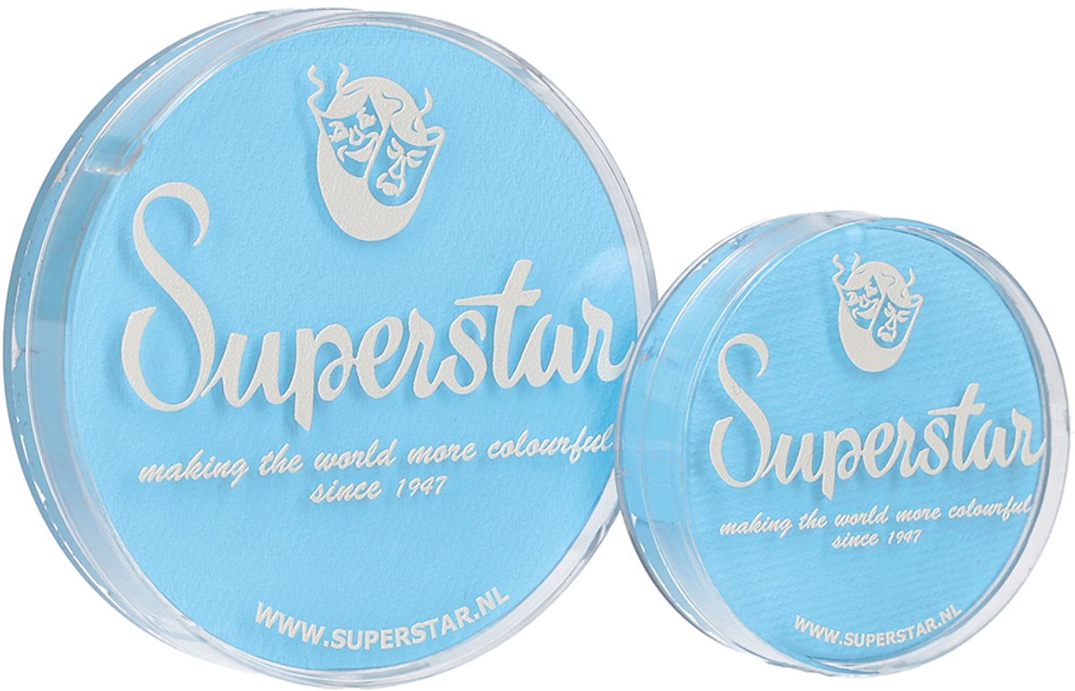 Superstar Schmink - Aqua Facepaint - Frosti Blauw Pastel - 363 - 16 gram