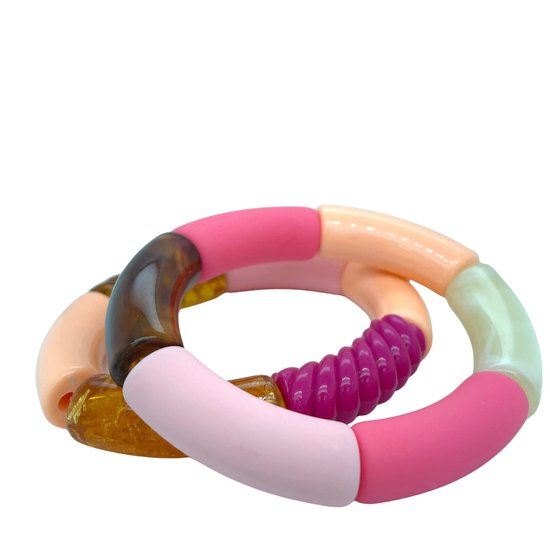 Pat's Jewels bracelet dames - Labradorite - perles - Argent