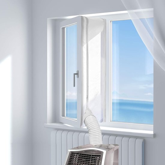 Raamafdichting voor mobiele airconditioner slang 300×32 cm, tochtstrip raamkozijn, hitte- en luchtstop