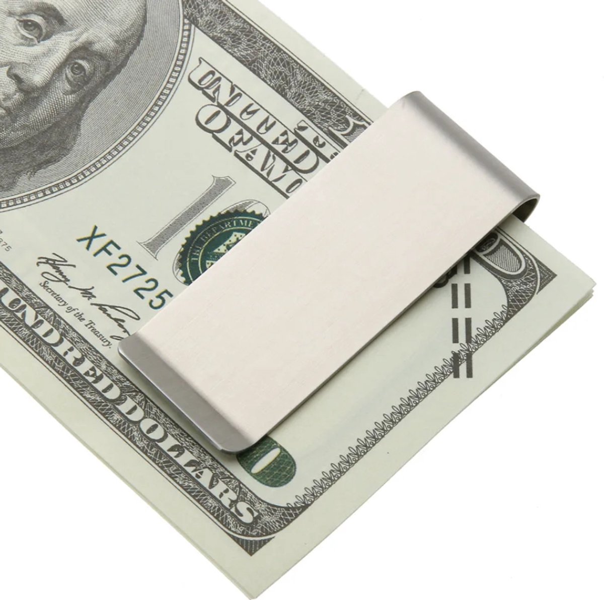 Actie4you® - GeldClip - Money clip - Sterk & Strak - Briefjes & Pasjes – RVS – Geldbeugel – Zilver