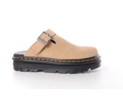 Dr Martens dames clog Zebzag mule suède camel