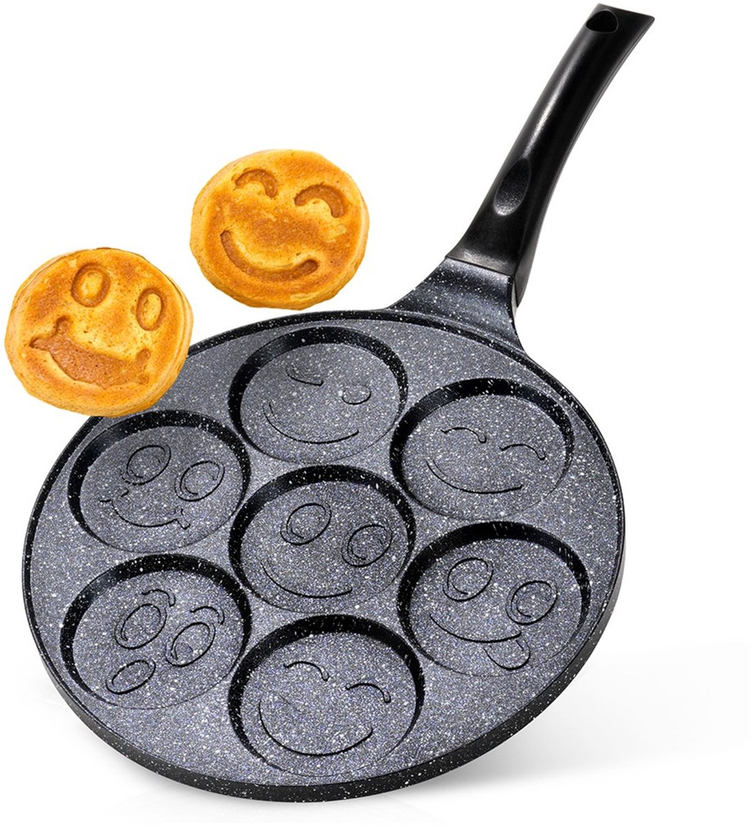 Eierpan Graniet 7 Gaten 26 cm - Omeletpan - Egg Koekenpan - Pannenkoekenpan - Pancake