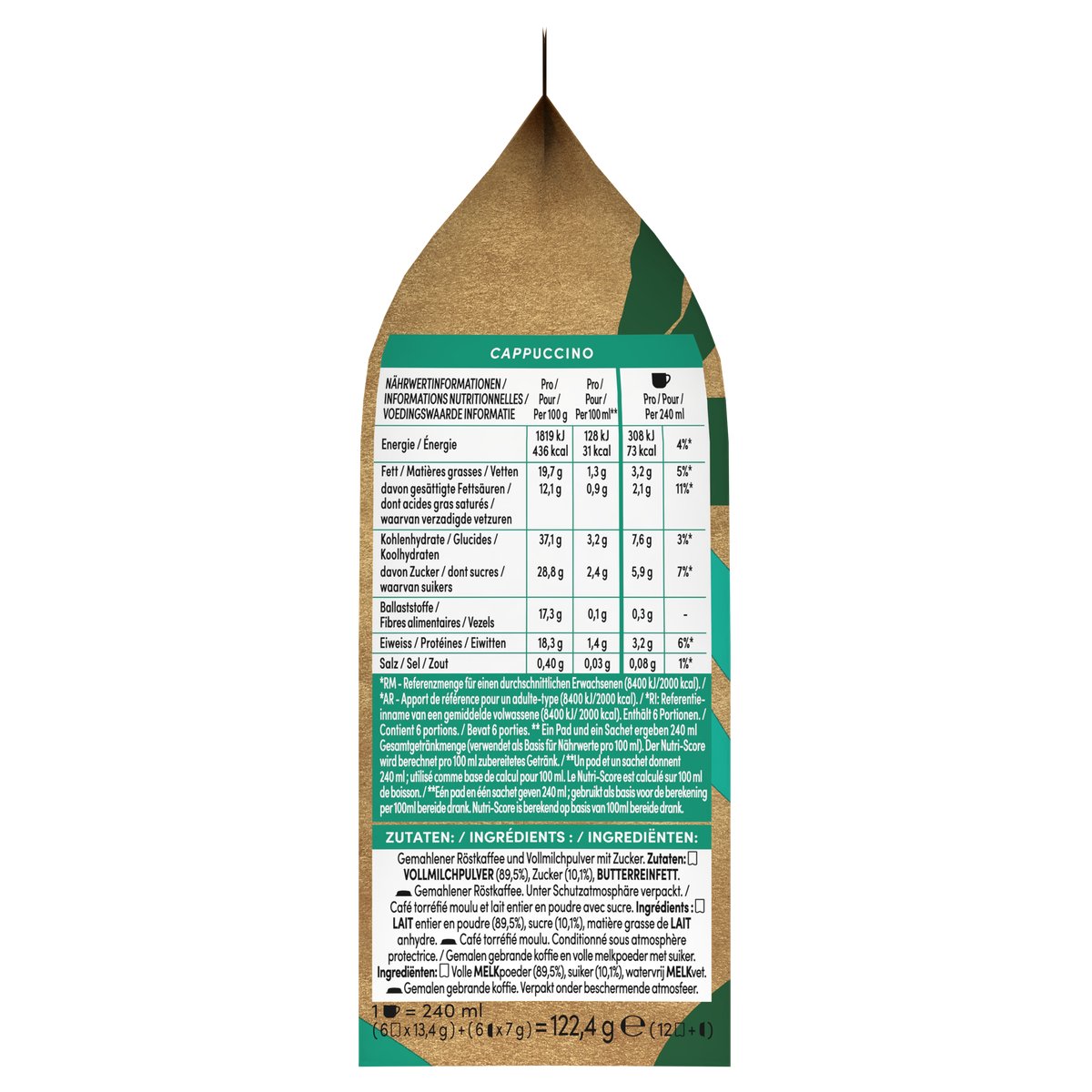 NESCAFÉ Dolce Gusto NEO koffiepads en sachets Cappuccino - 5x 6 pads + 6 sachets voor 6 koppen koffie thumbnail 3