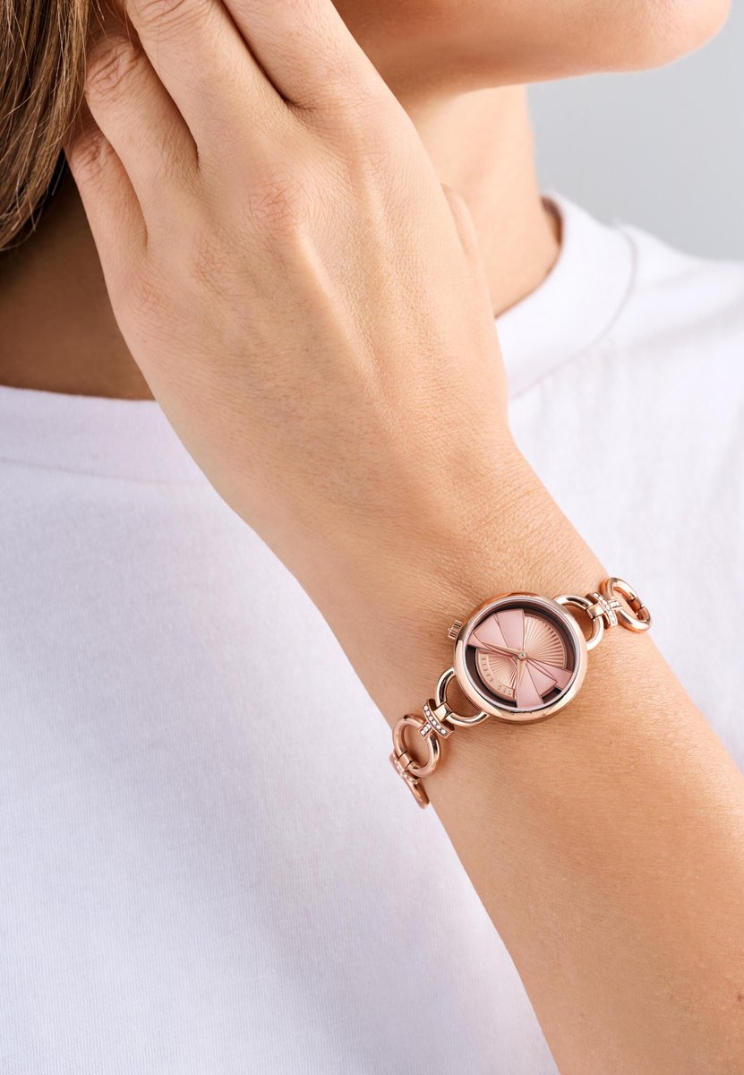 Ted Baker Lilabel Quartz Analoog Horloge Twee Toon Kast: 100% Roestvrij Staal | Armband: 100% Roestvrij Staal 28 BKPLIS501W0, BKPLIS502W0, BKPLIS503W0