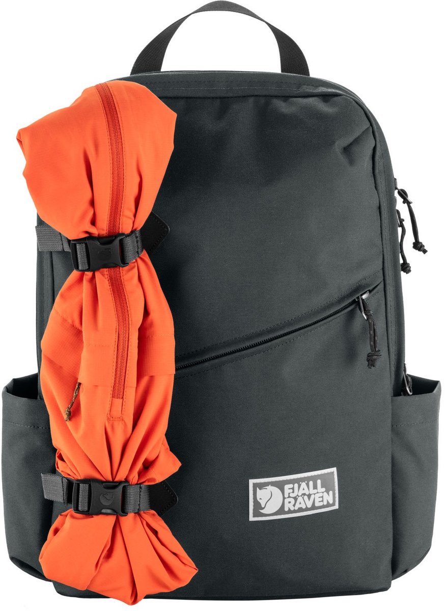Fjällräven Vrije tijd rugzak Rugzak met laptopvak Vardag 17 Backpack Coal Black Zwart – foto 8