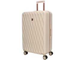 Charm London Honey Koffer - L - Grote Maat - 106 Liter - TSA Slot - 76 × 49 × 30.5 cm - Travel - Reizen - Hardcase - Beige