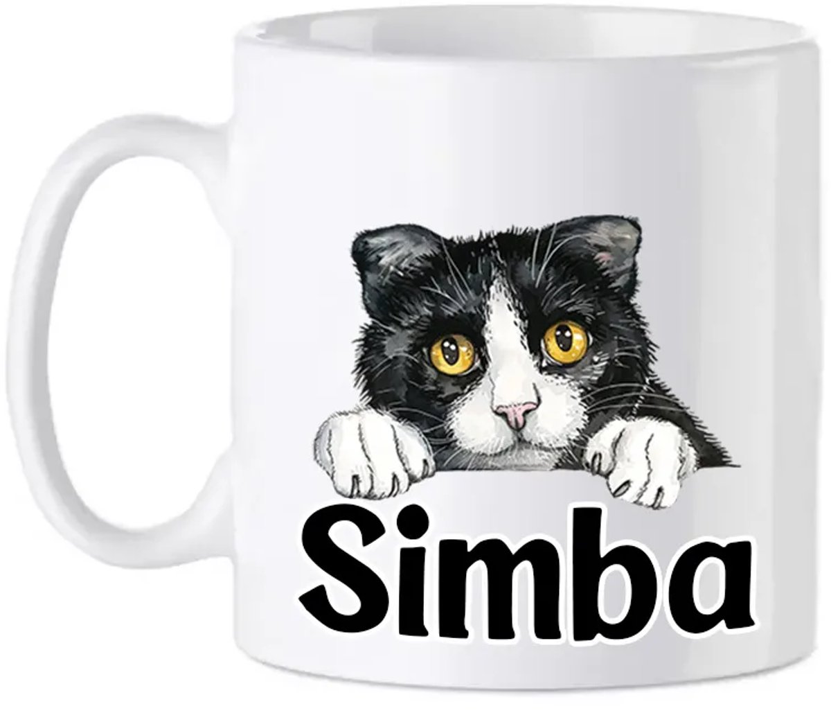 Kinkalow mok met naam - Kattenmok - Gepersonaliseerd - Cadeautip