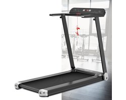 Loopband Inklapbaar - 1-12km/u - Walking Pad - Loopbanden - Elektrisch - Wandelband - Fitness - Gymstick - Electrisch - Home - Trainer - Treadmill - Opvouwbaar - Voor Thuis - Platte - Mini - Bureau